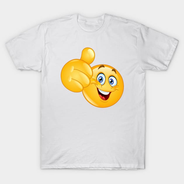 Thumb up emoji T-Shirt by DigiToonsTreasures